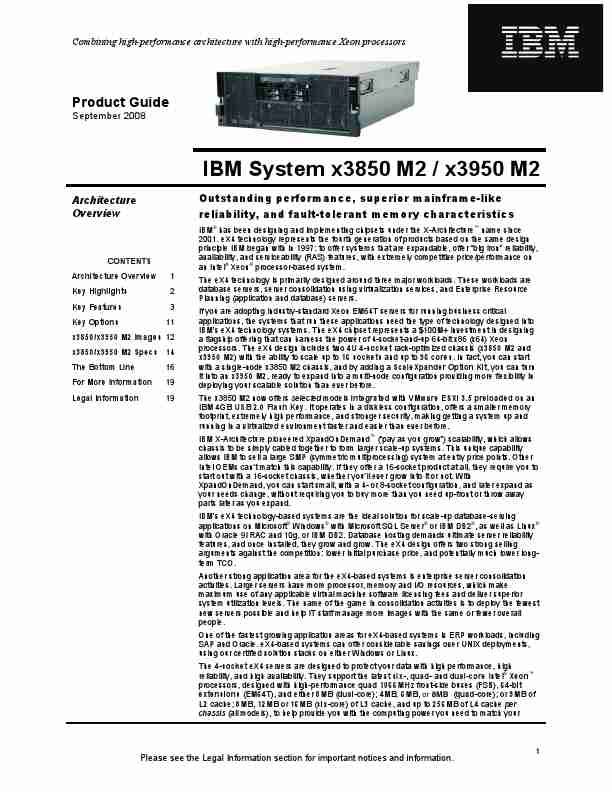 IBM Computer Accessories X3850 M2-page_pdf